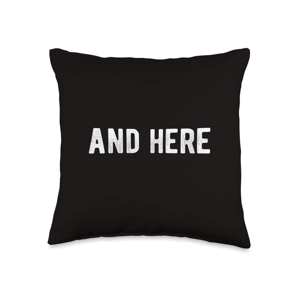 1045 I Farted Here And Here Fun Quote On A Funny Throw Pillow